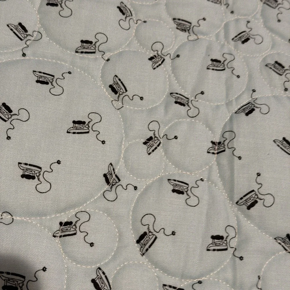Handmade Quilt Press‎ On Iron Laundry Victorian Era Theme 39